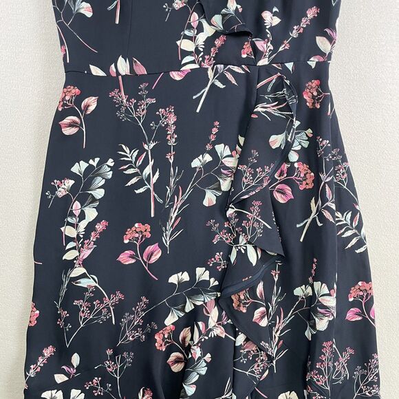 Banana Republic Flutter Sleeve Long Dress Sz 8 Blue Coquette Fairy Flowy - Picture 5 of 14